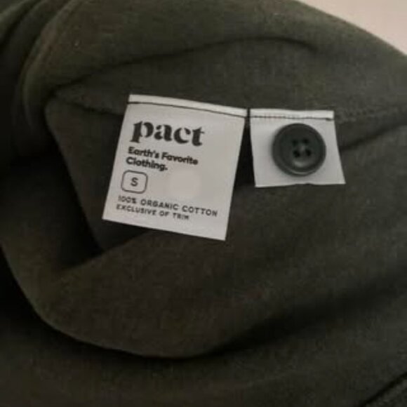 Pact Organic Cotton Women's Relaxed Blazer in Evergreen Heather, size S, NWT - Picture 8 of 9